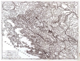 CANTELLI DA VIGNOLLA, GIACOMO: MAP OF CROATIA AND THE COUNTY OF ZADAR 